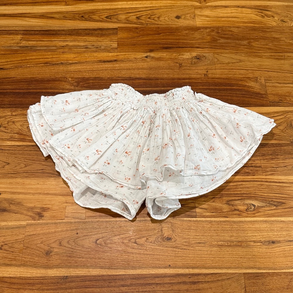 Kids Velveteen Eloise Floral Skort Size 4 Years